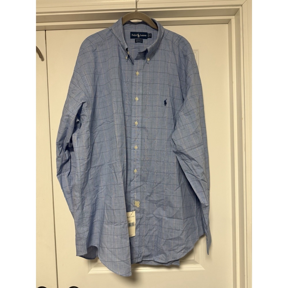 Ralph Lauren, Men's Yarmouth Long Sleeve Button Down, 17‎ 1/2 36/37